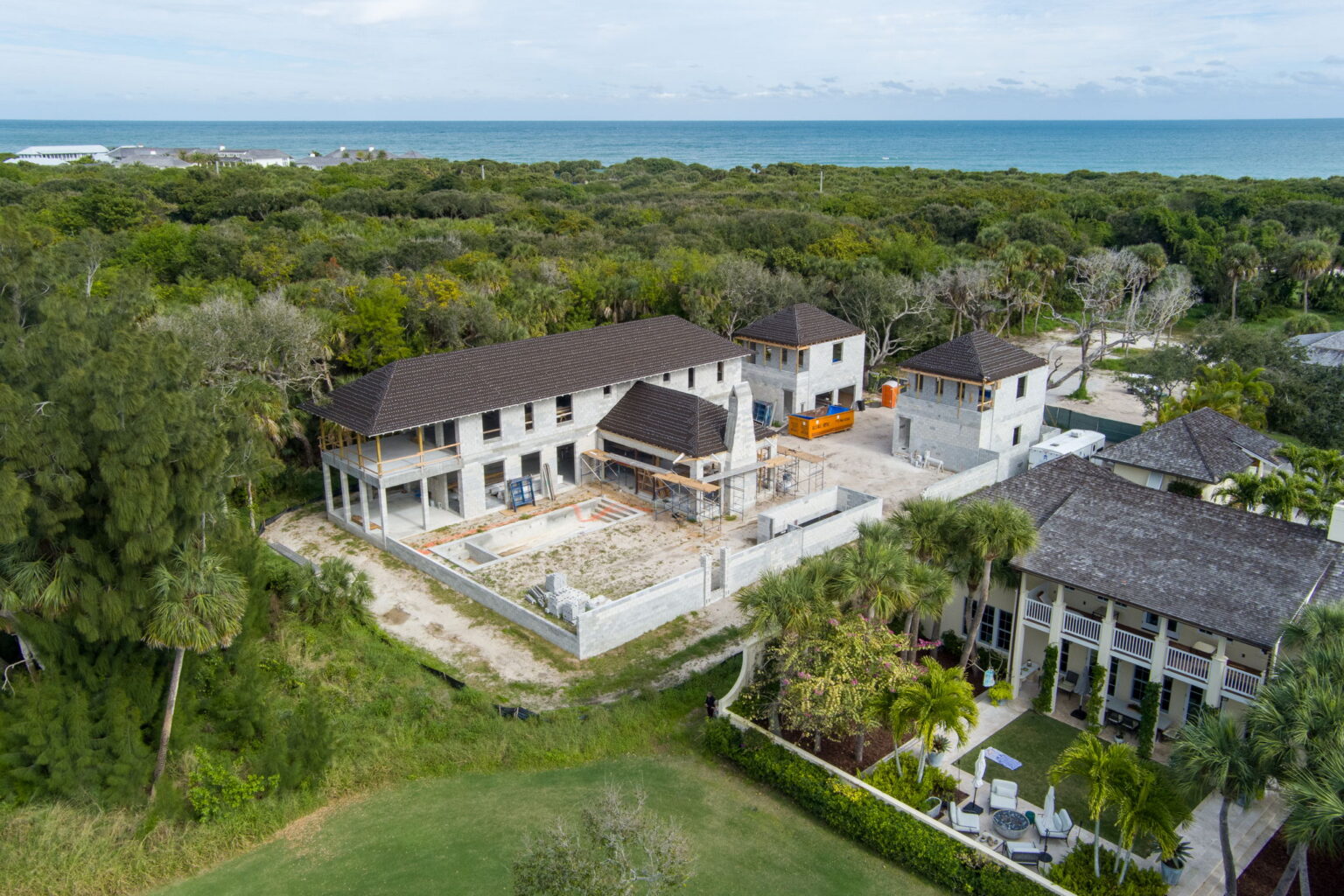 Aerial View Under Construction