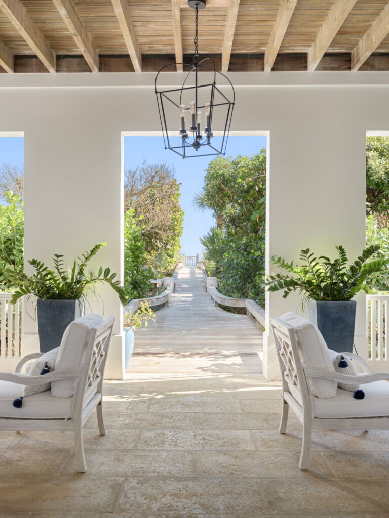 EAST LOGGIA & PRIVATE BEACH ACCESS