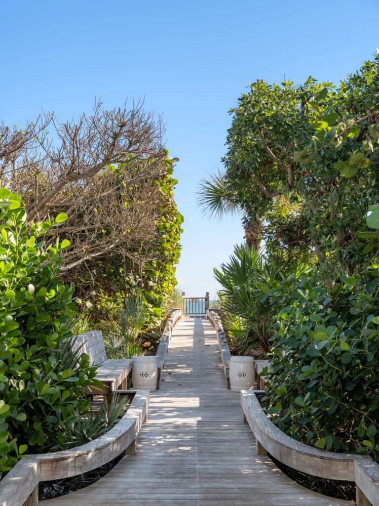 PRIVATE BEACH ACCESS