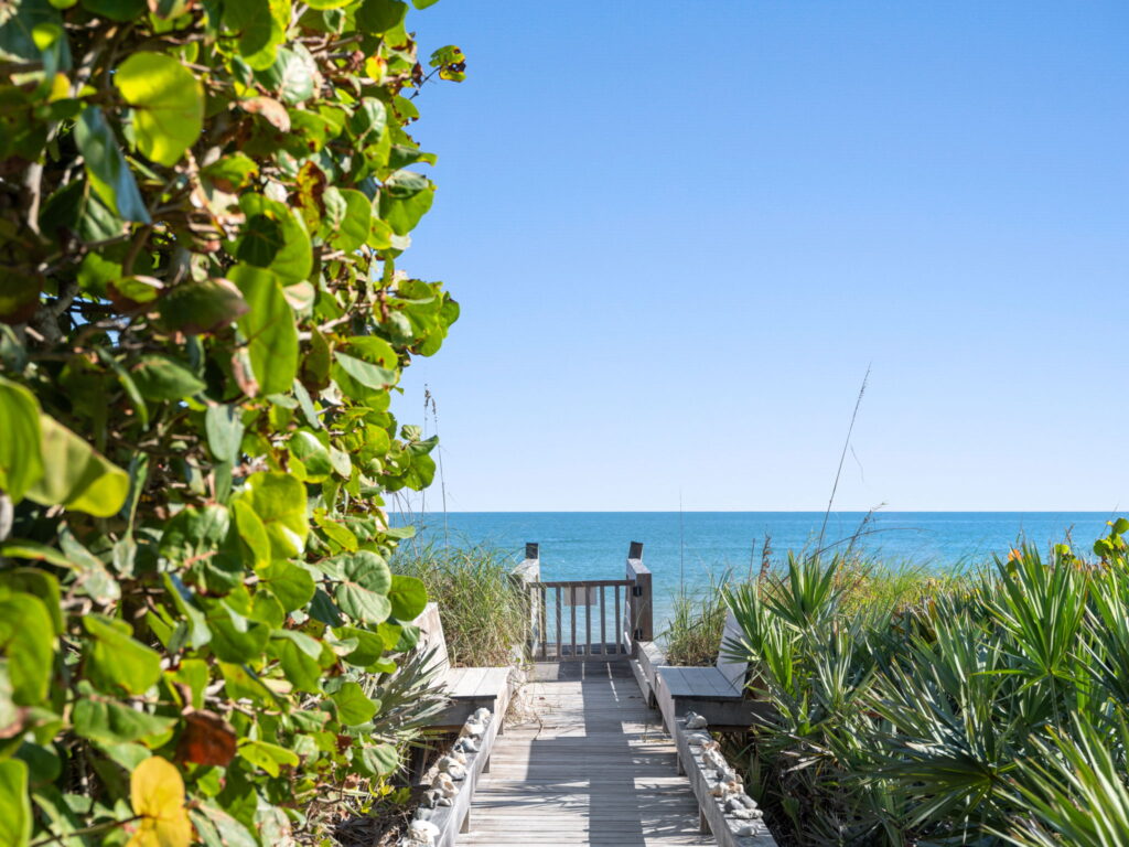 PRIVATE BEACH ACCESS