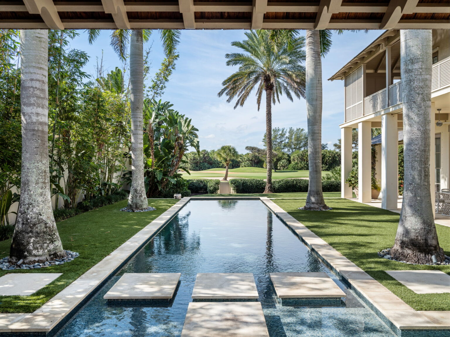 RELECTING POOL, POOL & COURTYARD