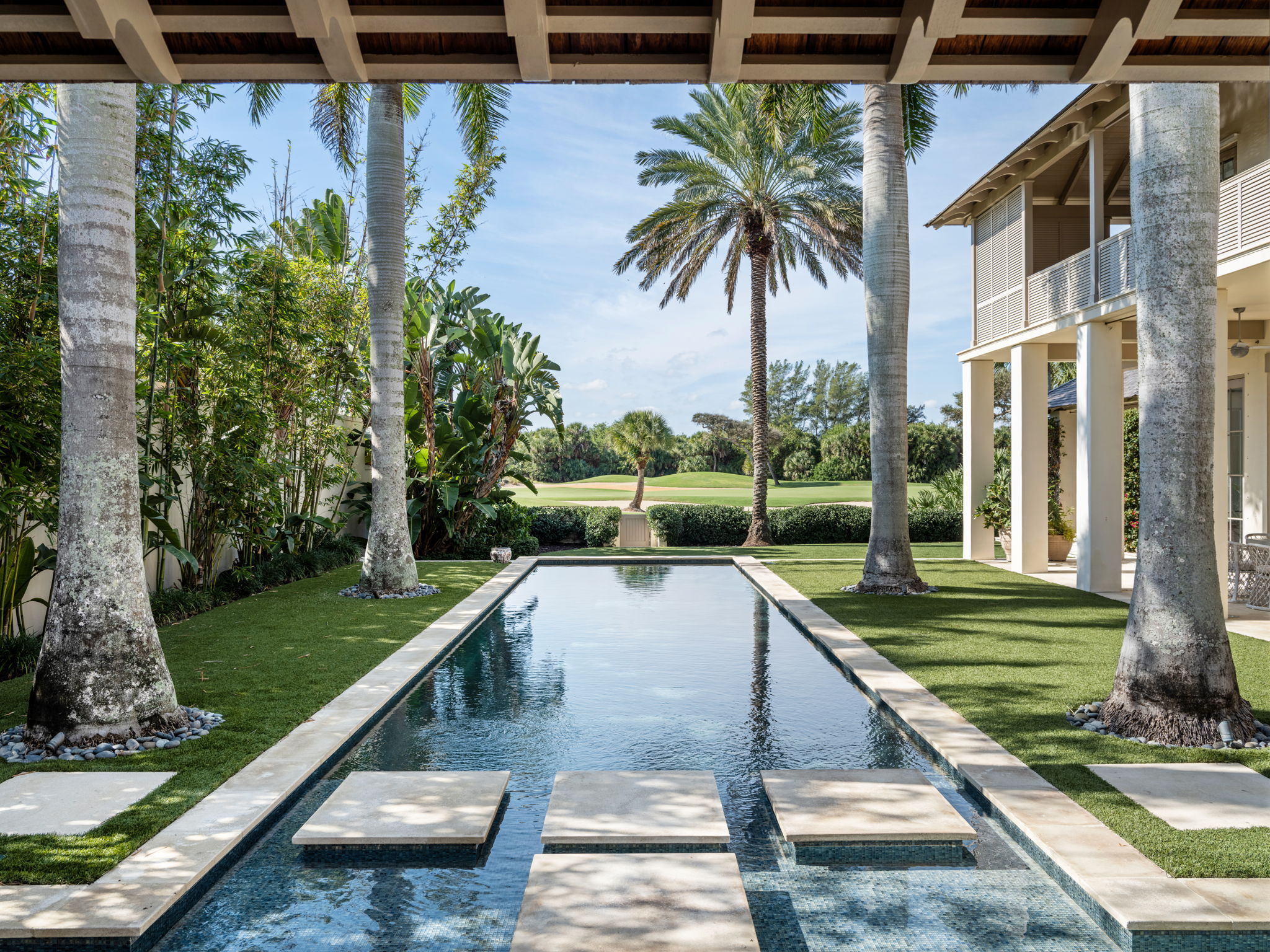 RELECTING POOL, POOL & COURTYARD