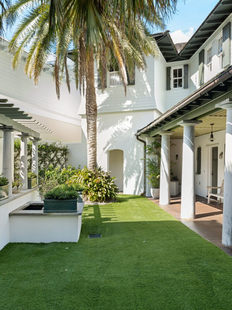 shared courtyard