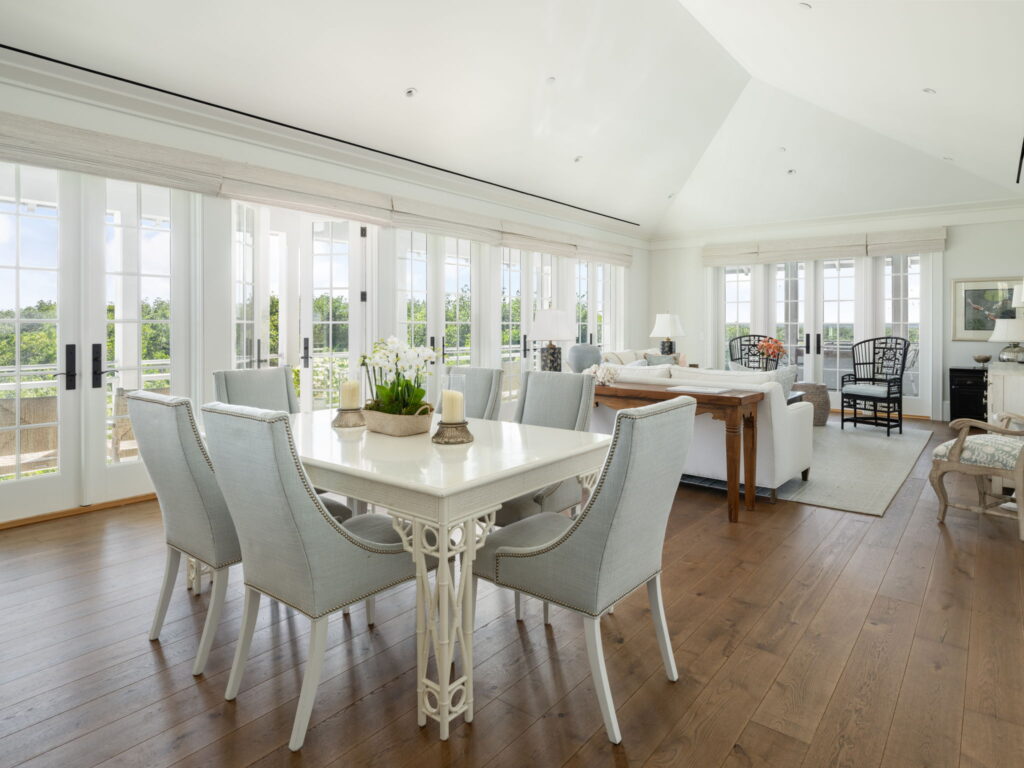 dining room & living room