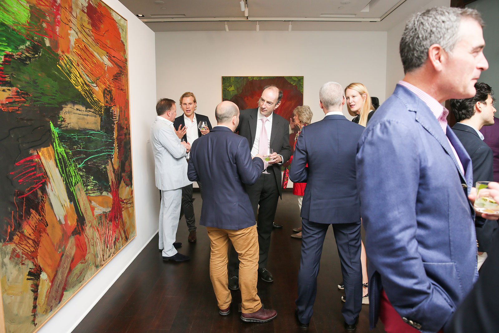 Exhibition opening night at The Gallery at Windsor