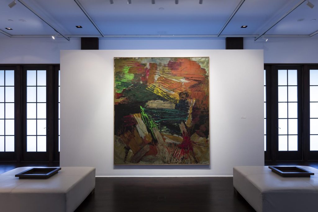 Wut (Rage), the lead painting in Per Kirkeby’s Echo of the Light exhibition at The Gallery at Windsor.