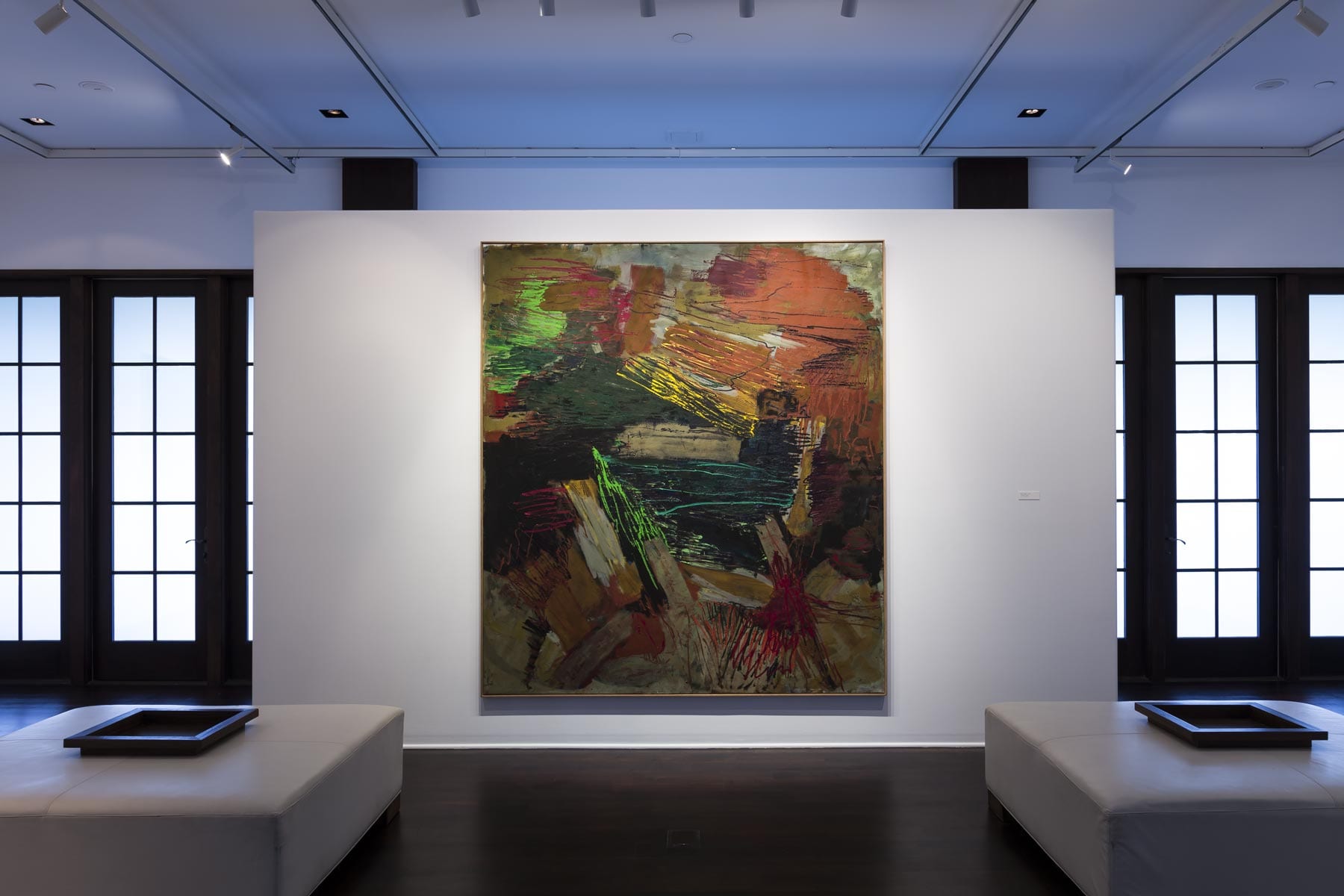 Wut (Rage), the lead painting in Per Kirkeby’s Echo of the Light exhibition at The Gallery at Windsor.